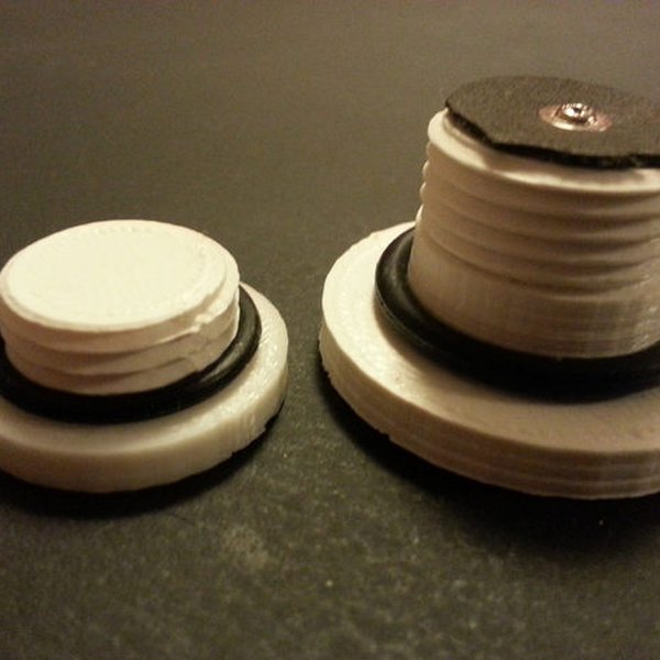 3D Printed airmattress plug. Hackaday.io