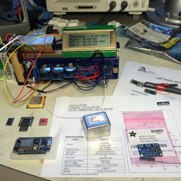 Rubidium Disciplined Real Time Clock | Hackaday.io