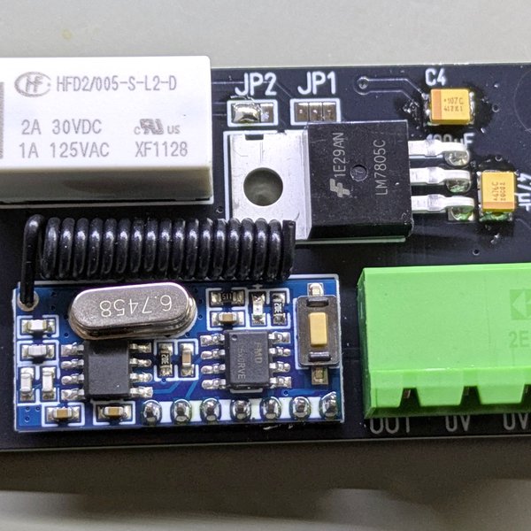 RF433MHz bistable switch ON-OFF 12V module | Hackaday.io
