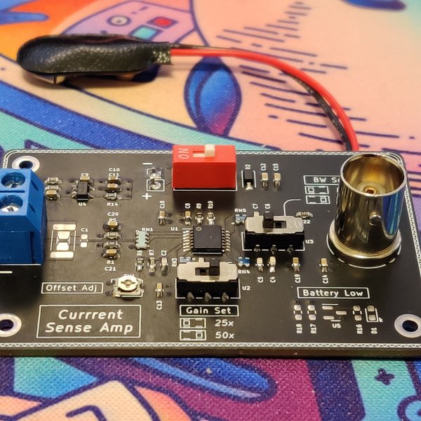 "High" Bandwidth Current Sense Amplifier Hackaday.io