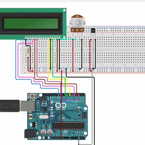 Arduino Based Digital Thermometer | Hackaday.io