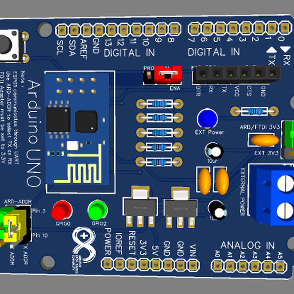 Arduino Wifi Shield 0351