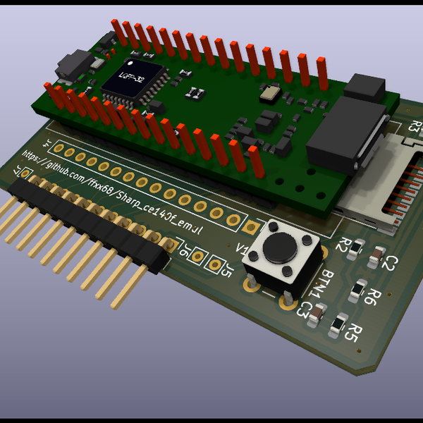 Sharp Emu Sharp CE140-F Emulator – An SD Card for Sharp PCs | Hackaday.io