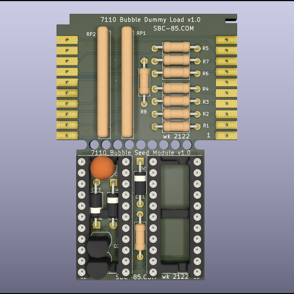 Bubble Memory Reseed and Dummy Boards | Hackaday.io