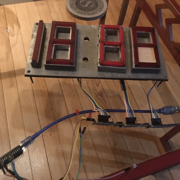 Transistor 7-segment battery backed up clock | Hackaday.io