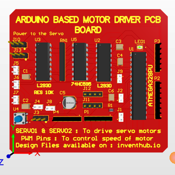 Arduino Based Motor Driver PCB Module for Robotics | Hackaday.io