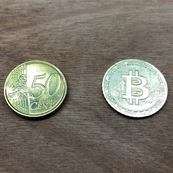 50 cents in bitcoin