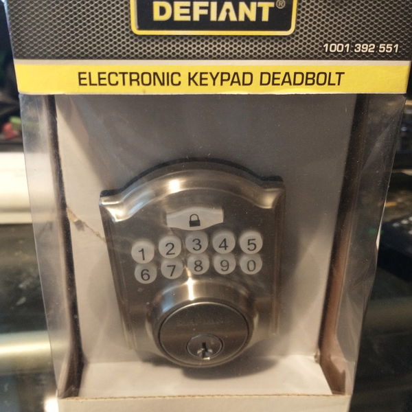 Defiant door lock WiFi hack Hackaday.io