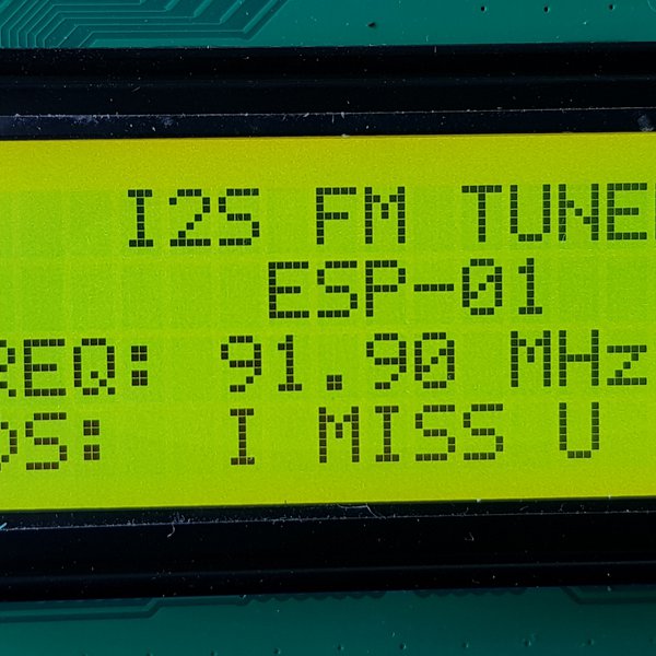 I2S output FM Tuner with RDS Hackaday.io