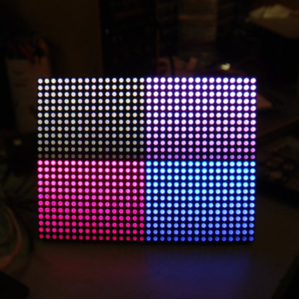 Adaptive co 32x24 FPGA driven display | Hackaday.io