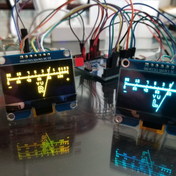 Digital VU Meter with Analog Physics | Hackaday.io