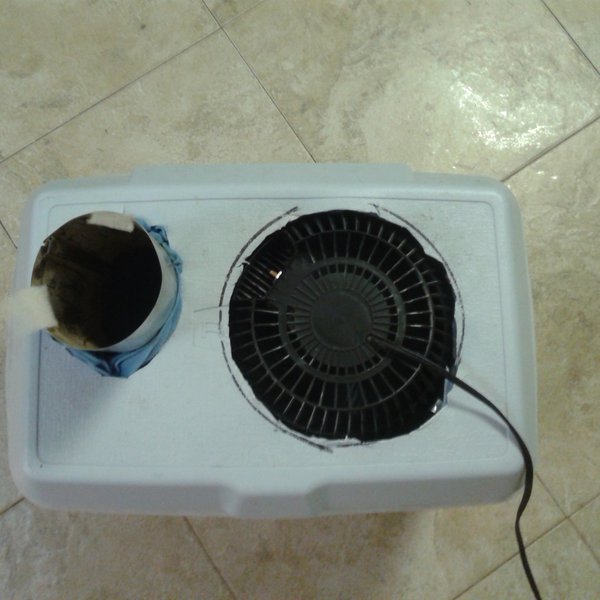 Igloo cooler Air Conditioner Hack Hackaday.io