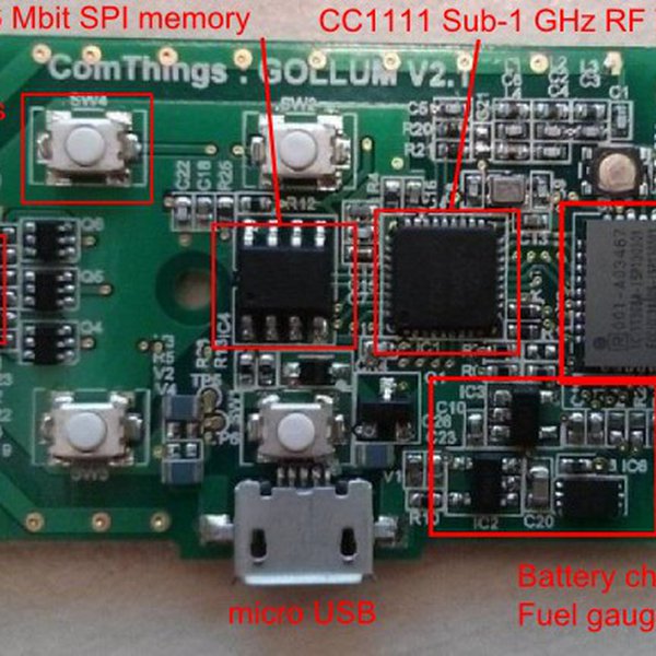 GollumRF: Sub-1GHz RF hacking tool | Hackaday.io