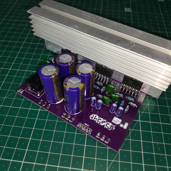 Making a 200watts 5.1 channel Audio Amplifier | Hackaday.io
