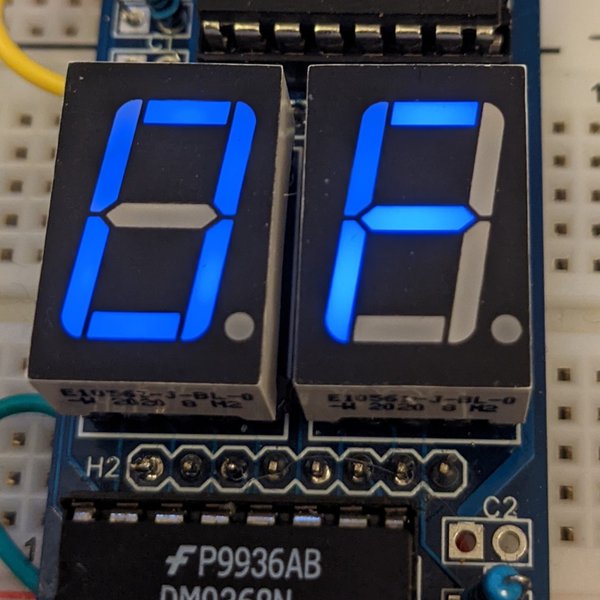 7 Segment Display Module using DM9368N | Hackaday.io