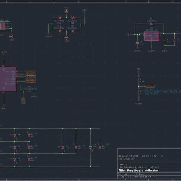 Breadboard Voltmeter Hackaday.io