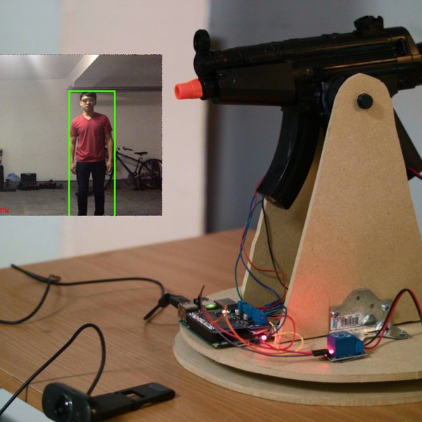 Motion Tracking Airsoft Turret Hackaday.io