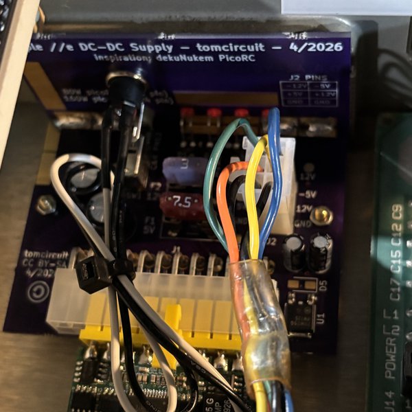 A modern PSU for my Apple IIe | Hackaday.io