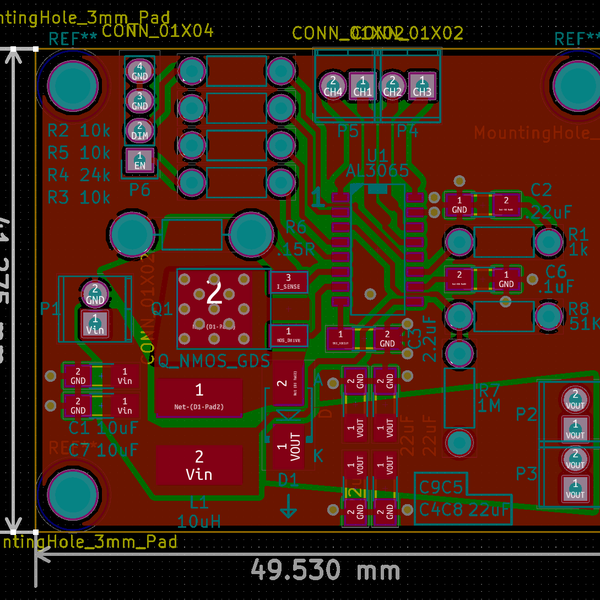 AL3065 4-Channel LED Driver | Hackaday.io