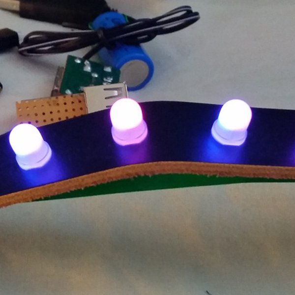 Punk Led RGB Punk Collar | Hackaday.io