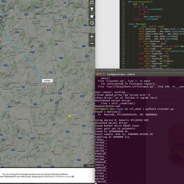 ADS-B Decoding Station | Hackaday.io