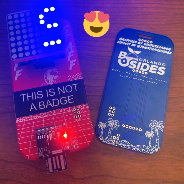 Security B-Sides Orlando 2019 Badge | Hackaday.io