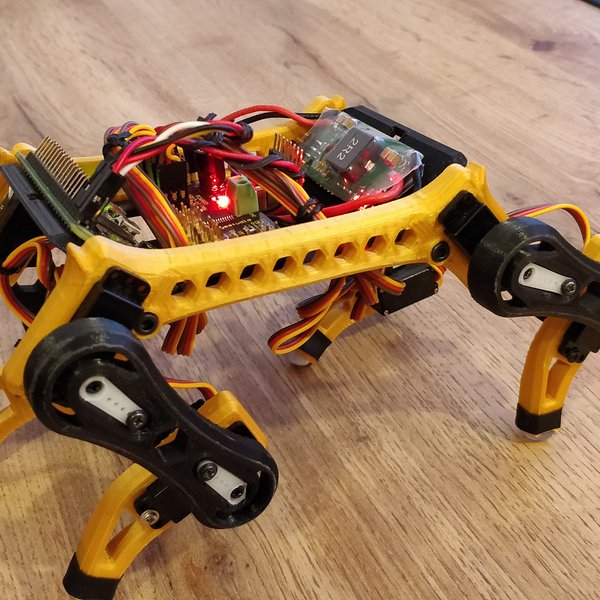 3d printed quadruped