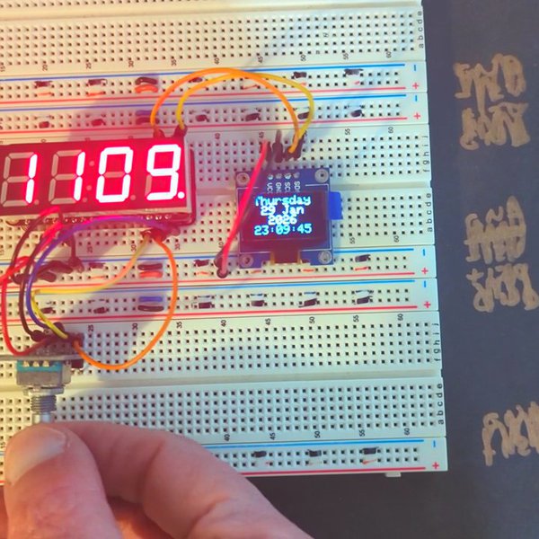 Bedside clock | Hackaday.io