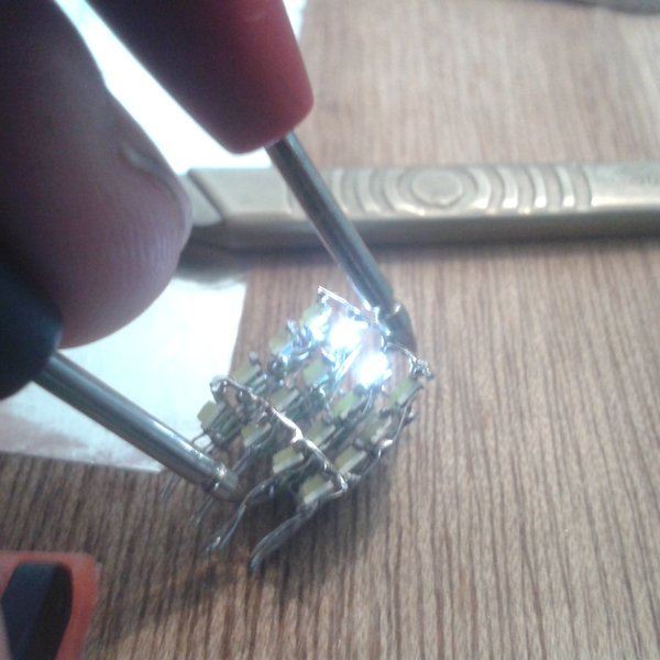 Smallest 4x4x4 LED Cube Yet | Hackaday.io