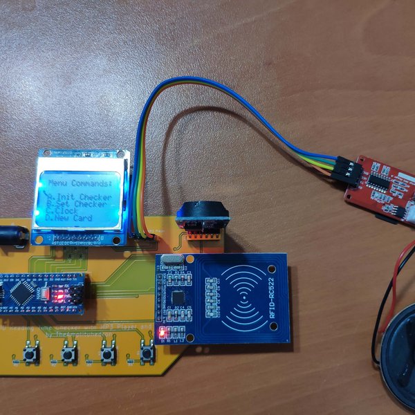 Arduino RFID Reading Time Checker with MP3 Player | Hackaday.io