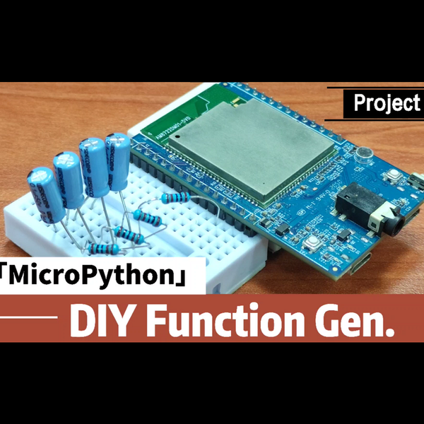 DIY Function Generator in 3 Lines of Code | Hackaday.io
