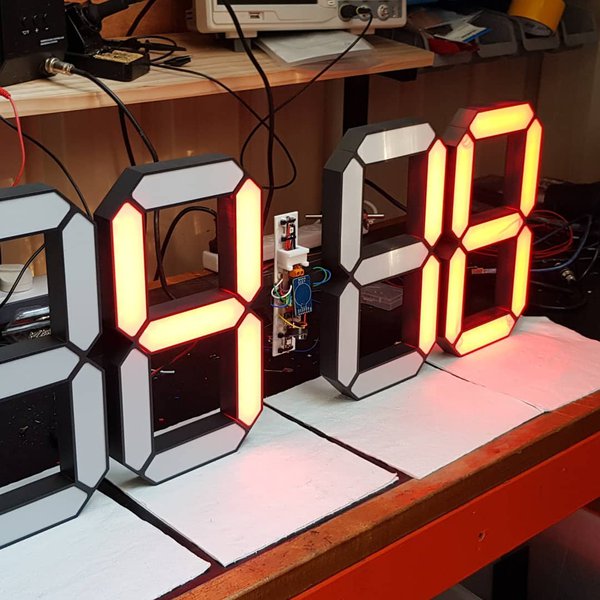 3D Printed, Arduino, LED Digital Clock | Hackaday.io
