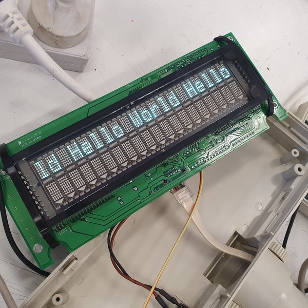 POS Customer Display - VFD Clock | Hackaday.io