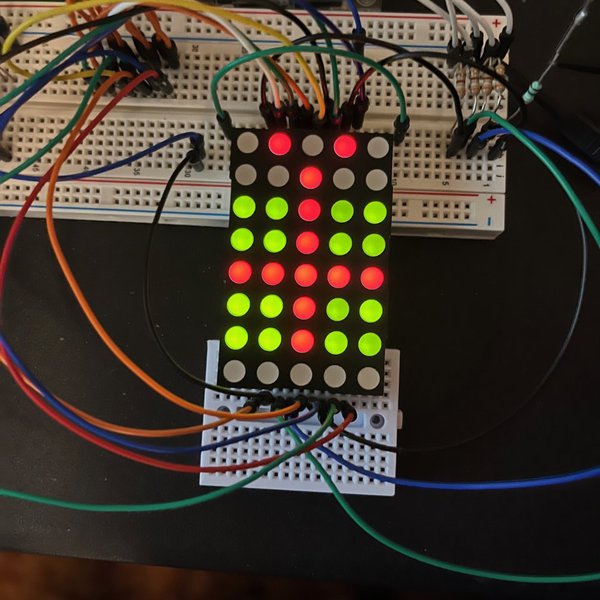 Arduino 8x5 Mulit Color LED Matrix Display Driver | Hackaday.io