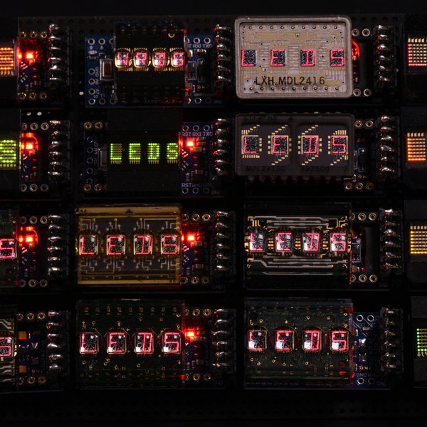 Alphanumeric LED display tester | Hackaday.io