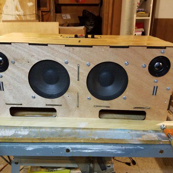 Laser cut speaker enclosure | Hackaday.io