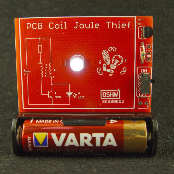 PCB coil joule thief | Hackaday.io