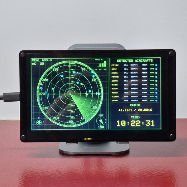 Air Traffic Radar using ESP32 + ADS-B Data | Hackaday.io