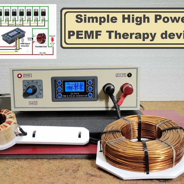 DIY Machine Enables PEMF Therapy On A Budget