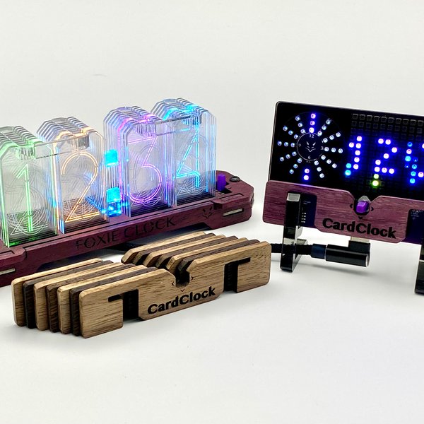 Foxie CardClock 2.0 | Hackaday.io
