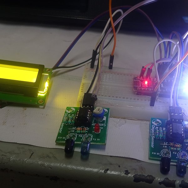 Visiting Counter Led Sensor Project VISITOR COUNTER WITH AUTOMATIC LIGHTING | Hackaday.io