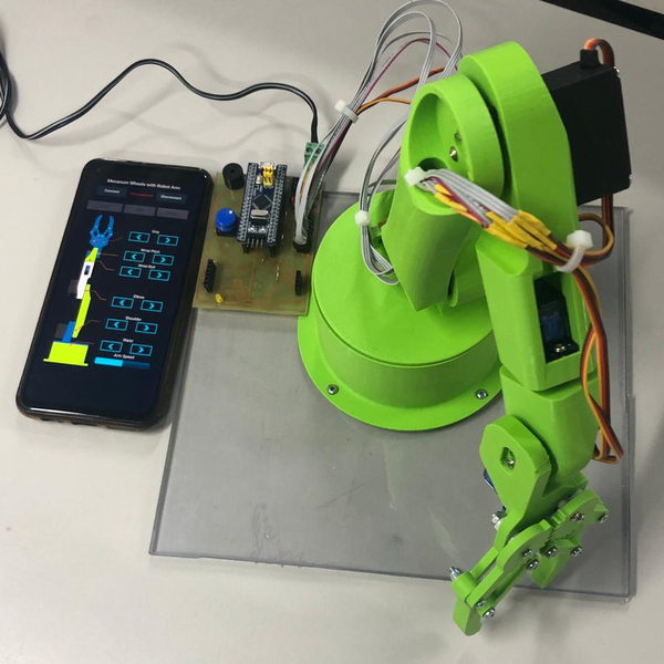 STM32 Robot Arm With Smartphone Control | Hackaday.io