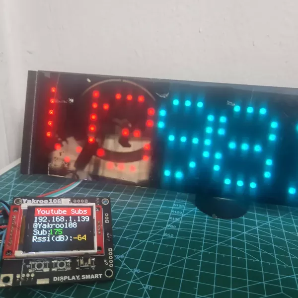 BUILD A  SUBSCRIBER COUNT DISPLAY! Powered by the Raspberry