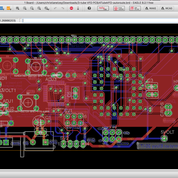 Old Russian VFD module converted into a clock | Hackaday.io