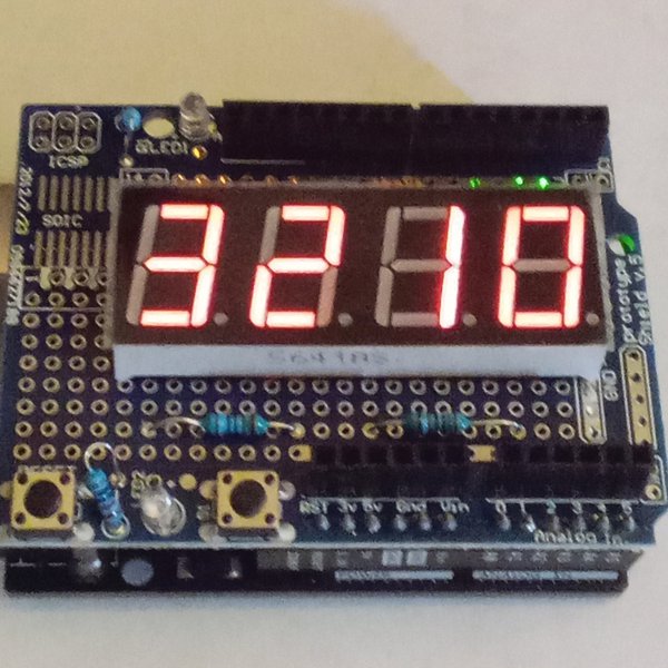 Arduino shield 4-digit 7-segment LED Display | Hackaday.io