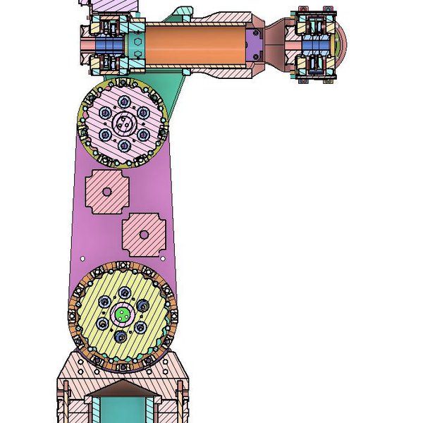 3d printed - CyBot Cycloidal 6 axis Robot Arm | Hackaday.io