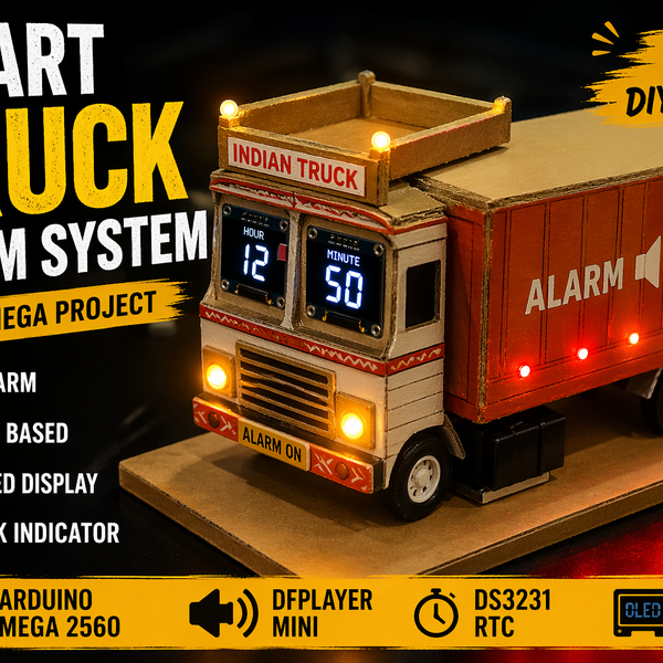 This Indian Truck Alarm Clock Wakes You Up Like a | Hackaday.io