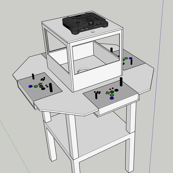 N64 Splitscreen Arcade Table | Hackaday.io