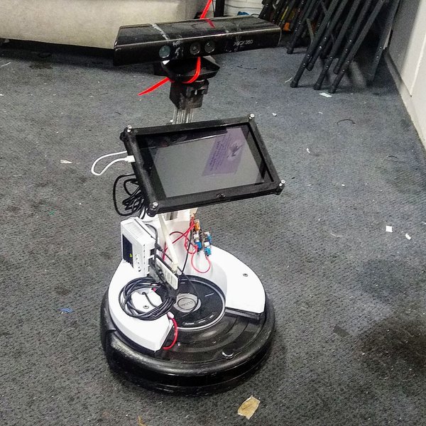 CRASHbot: A hacked Roomba helper robot running ROS | Hackaday.io
