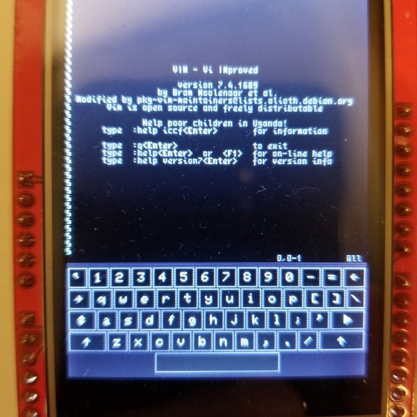 TinTTY v2: Tiny Touchscreen VT100 Console | Hackaday.io